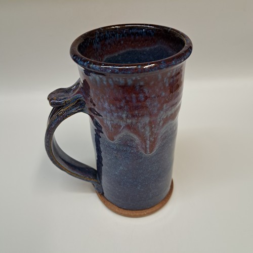 Click to view detail for #260319 Beer Stein Blue & Red $25